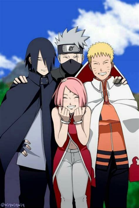 Naruto Team 7 Naruto Sasuke Sakura Naruto Shippuden Anime Naruto And Sasuke