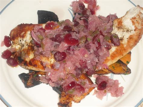 No Repeats March Grilled Turkey Cutlets With Warm Cranberry