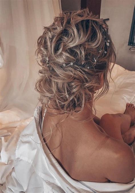 20 Messy Chignon Bun Wedding Updo Hairstyles Roses And Rings Part 2