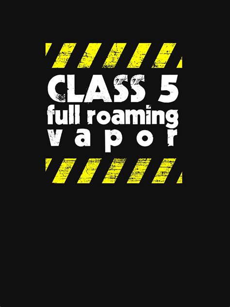 Class 5 Full Roaming Vapor T Shirt For Sale By Brianftang Redbubble Ghostbusters T Shirts