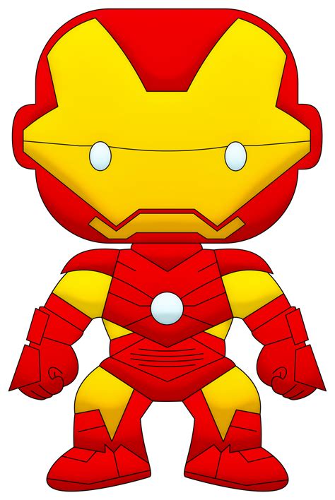 Desenho Iron Man Cute Homem De Ferro Png