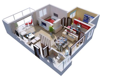 House Interior 3d Model 3d Model Home Interior Fully Furnished The
