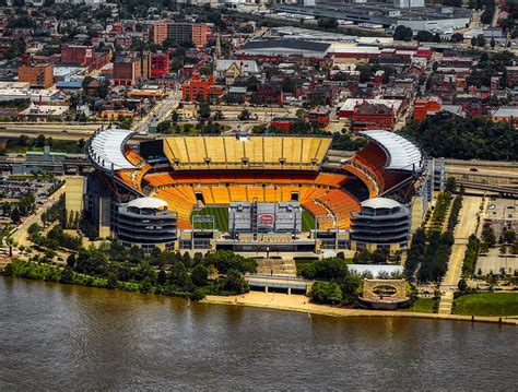 Aerial View of Heinz Field, Home of the Pittsburgh Steelers Photograph by Mountain Dreams