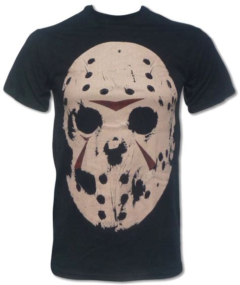 Jason Voorhees T Shirt Friday The 13th Horror Mask 1599 Via Etsy