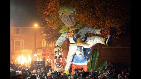 Donald Trump Meets A Fiery End In Uk Bonfire Night Tradition Cnn