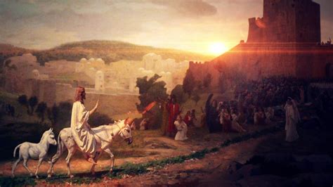 Triumphal Entry Of Jesus The First Palm Sunday Drive