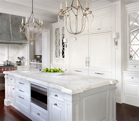Check out our kitchen cabinets selection for the very best in unique or custom, handmade pieces from our storage & organization shops. Mirrored Kitchen Cabinets - French - kitchen - O'Brien Harris