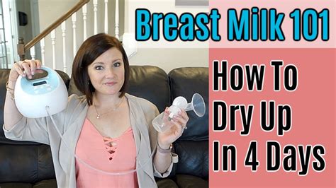 HOW TO DRY UP YOUR BREAST MILK IN 4 DAYS YouTube