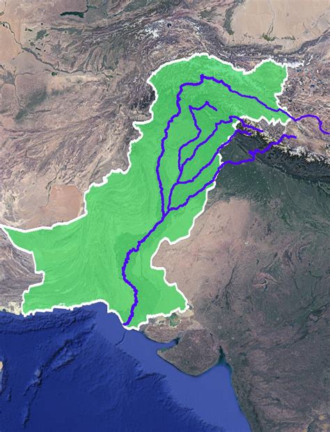 Cool Map Of Pakistan Indus Basin And The Himalayan Origin Of The Big