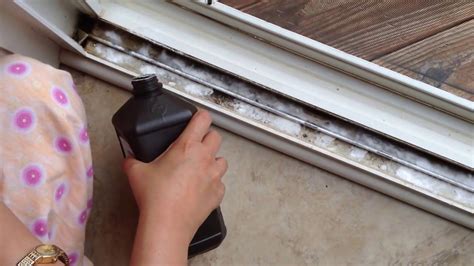 How To Clean Sliding Door Or Window Tracks Youtube Clean Shower