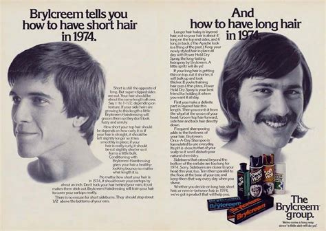 Vintage Adverts Of Hair Necessities For Men From The 1970s Vintage