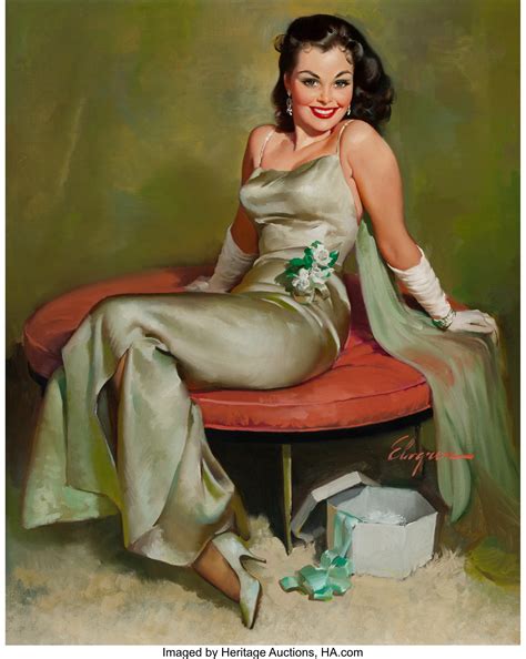 Gil Elvgren American 1914 1980 Captivating Brown And Bigelow Lot