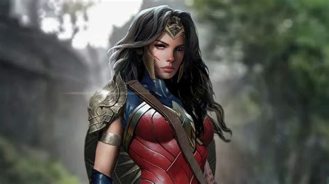 Jaimie Alexander Concept Art As Wonder Woman Hd Superheroes 4k