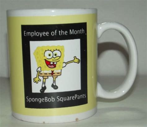 Spongebob Squarepants Employee Of The Month Coffee Mug Mugs Spongebob Squarepants Coffee Mugs