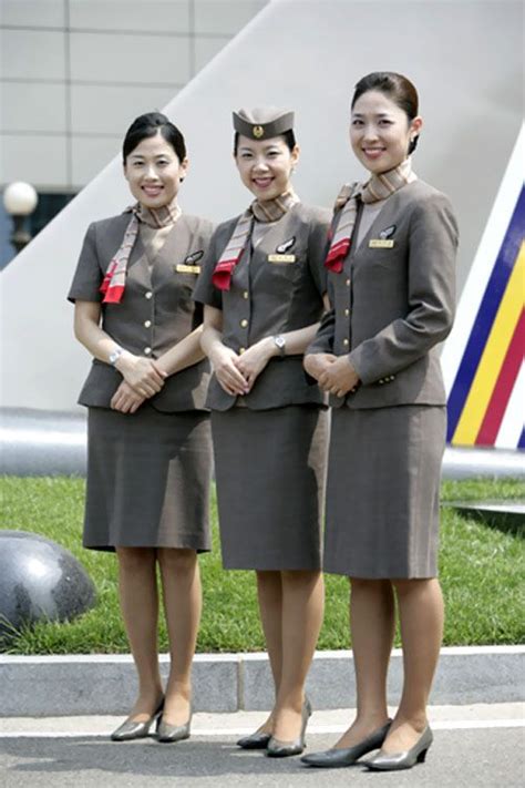 World Stewardess Crews The Pretty Stewardess In Asiana 아시아나 스튜어디스 Korean Airlines Airline