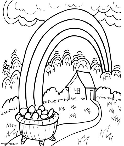 Rainbow Coloring Page 8 Coloring Page