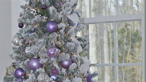 Inside The Stunning Purple And Silver Christmas Tree Decorating Ideas