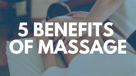 The 5 Amazing Benefits Of Massage Therapy And The 1 Myth Fat Burning Facts