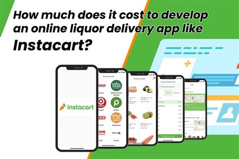 With that said, many people suggest giving slightly more. How much does an online liquor delivery app like Instacart ...