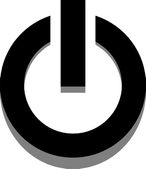 Power Icon Button Clip Art At Vector Clip Art Online