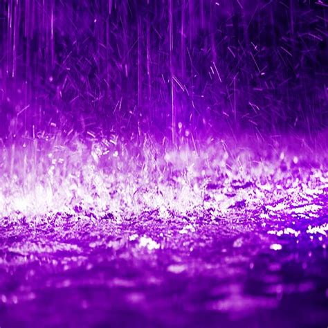 Purple Rain Is Pouring Down On The Ground