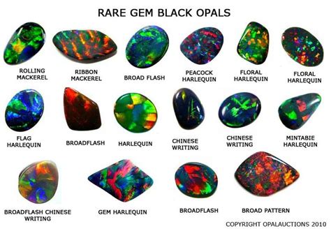 Black Opals Lightning Ridge Description And Info Australia