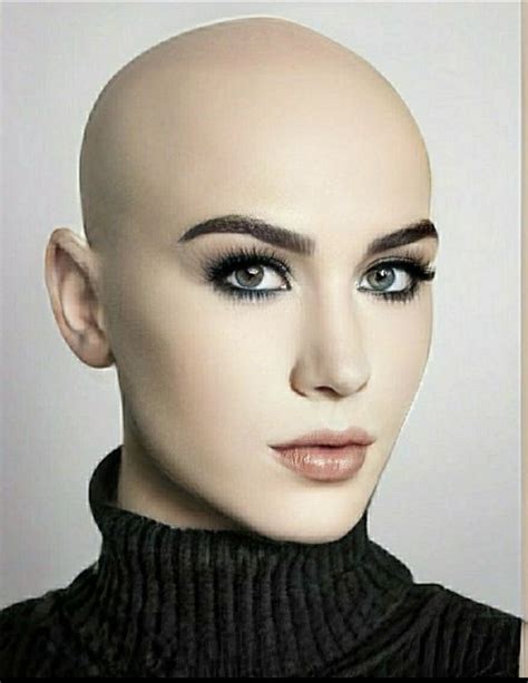 Pin By Mauricio Silva On Beautiful Bald Girls Bald Women Bald Head Women Shaved Head Women