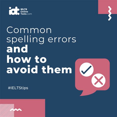 Common Spelling Errors And How To Avoid Them