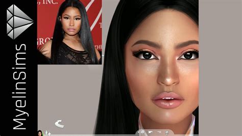 🌸the Sims 4 Create A Sim Nicki Minaj Youtube