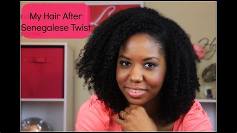 Check back every other week for updates, lessons, and tips. My Natural Hair After Senegalese Twist - YouTube