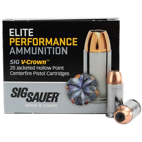 Sig Sauer Sig Sauer 45 Acp 200 Grain V Crown