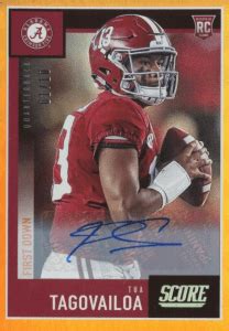 The man now has some. Early Tua Tagovailoa Rookie Card Options & Strategy ...