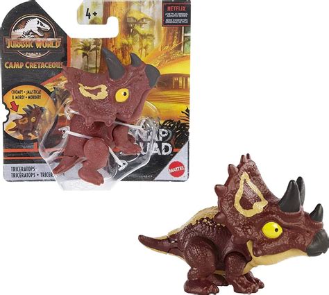 Buy Jurassic World Camp Cretaceous Snap Squad Triceratops Figure Online At Lowest Price In Ubuy