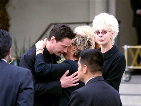 Keanu reeves, pictured here leaving a dogstar show in 1997 — with a woman who appears to be jennifer syme in the background. Keanu Reeves at Funeral Jennifer Syme | Keanu reeves ...