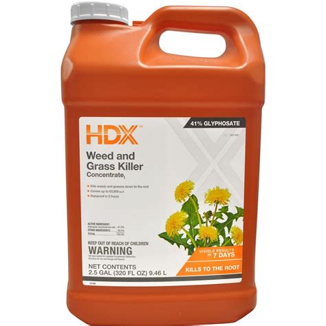 Hdx Gal Weed And Grass Killer Concentrate The Home Depot