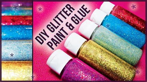 Diy Glitter Glue Paint How To Make Easy Cheap