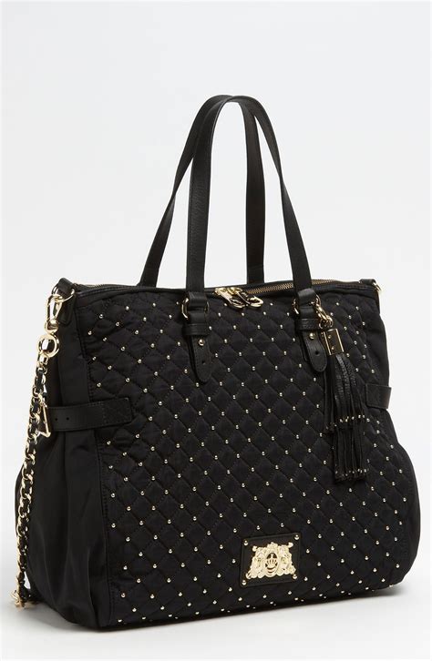 Juicy Couture Lauren Quilted Nylon Tote In Black Lyst
