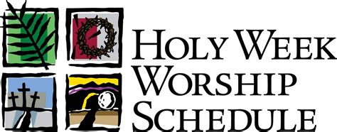Holy Week Worship Schedule Church Of Christ The King