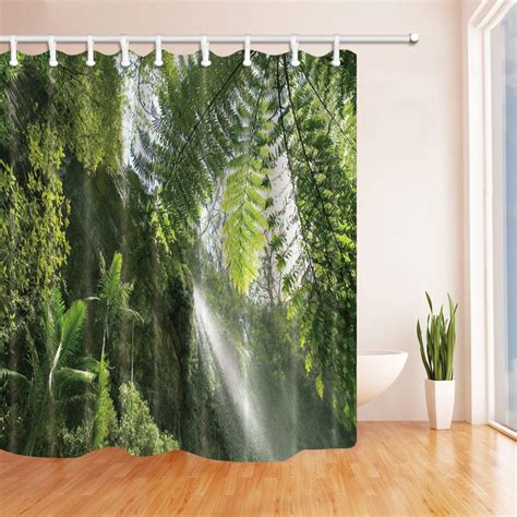 Sunshine To The Tropical Palm Trees Shower Curtain 69x70