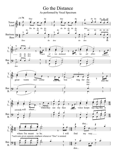 I can go the distance - violin sheet music | Violin sheet music, Sheet music, Violin sheet
