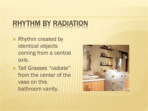 Rhythm By Radiation In Interior Design