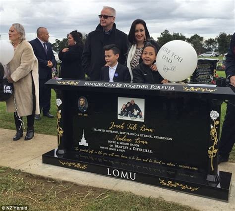 Late Rugby Legend Jonah Lomus Headstone Is Unveiled Just A Day After