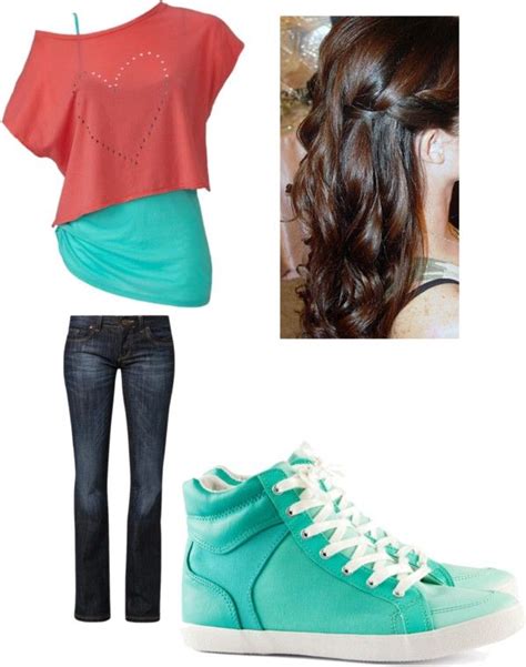 First Day Of School Outfit By Njacks Liked On Polyvore Middle School Fashion Middle School