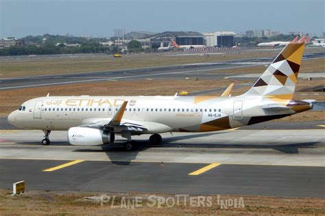 Etihad A320 In New Livery Plane Spotters India