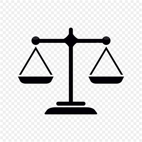 Law Scales Clipart Vector Law Scale Icon Design Template Isolated Law