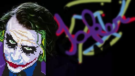 Minecraft Pixel Art Joker Coringa Youtube