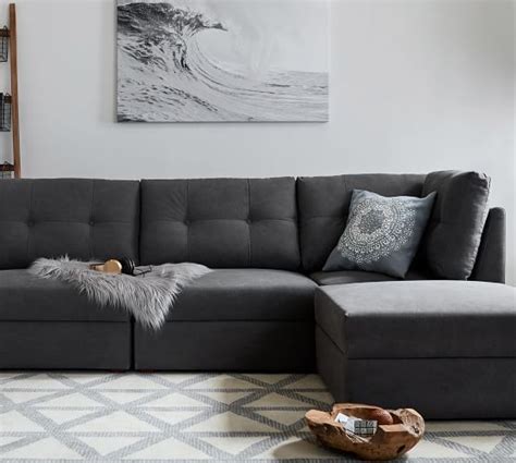 Has anyone seen a good quality, moderately sized sofa? Build Your Own - Burnett Upholstered Sectional | Quality ...