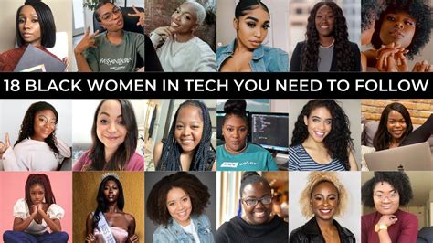 18 Black Women In Tech You Need To Follow Youtube