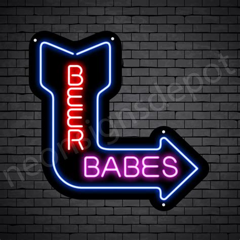 Beer Babes Neon Bar Sign Neon Signs Depot