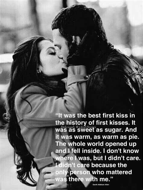 Love Quotes About First Kiss Quotes For Mee
